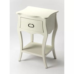 Off White Eastbourne 28'' Tall 1 - Drawer Nightstand Perfect for Bedside