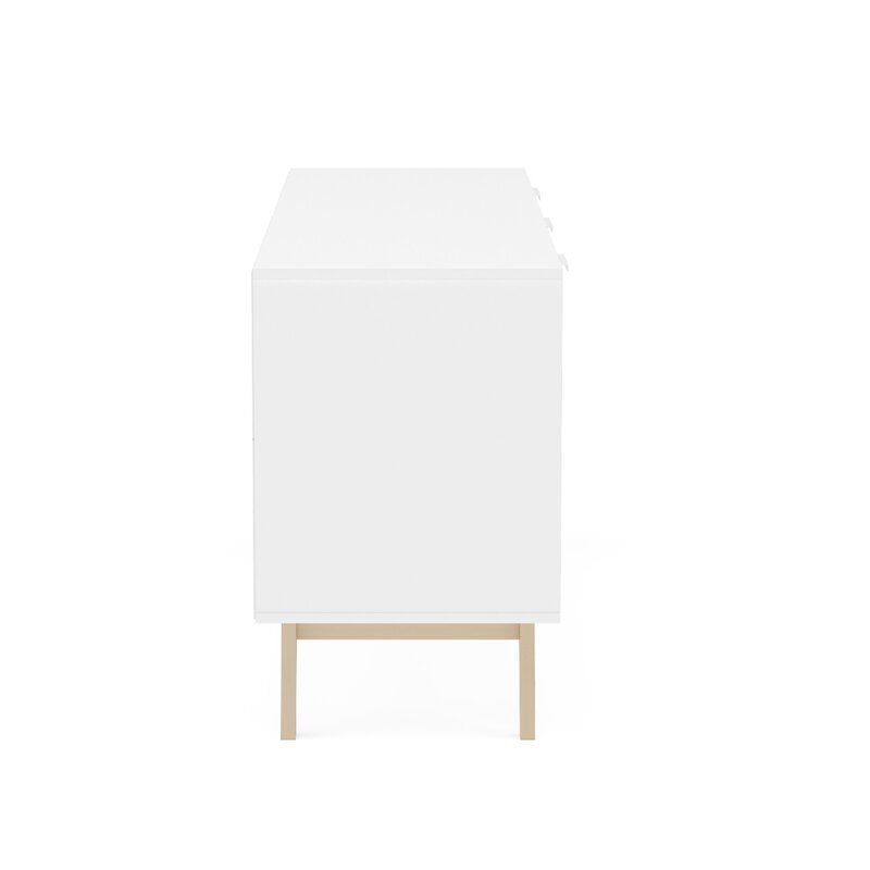 59.06'' Wide 3 Drawer Sideboard Two Drawers Offer Shelved Cabinet Storage for Everything Perfect for Organize