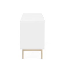 59.06'' Wide 3 Drawer Sideboard Two Drawers Offer Shelved Cabinet Storage for Everything Perfect for Organize