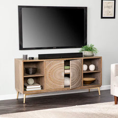 Eckart TV Stand for TVs up to 60" with Cable Management Boho Style