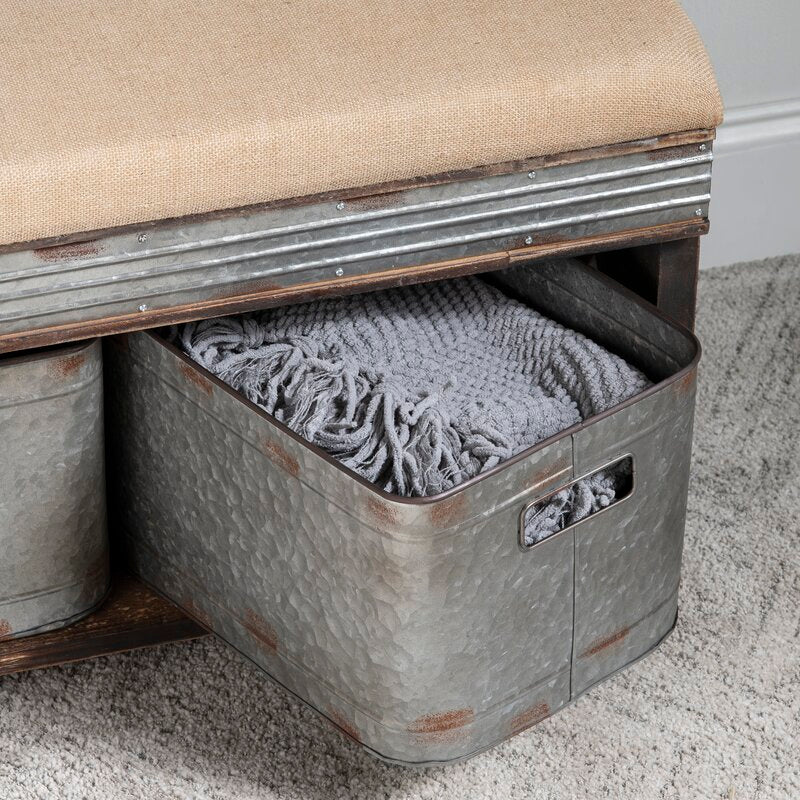Edite shop storage bench