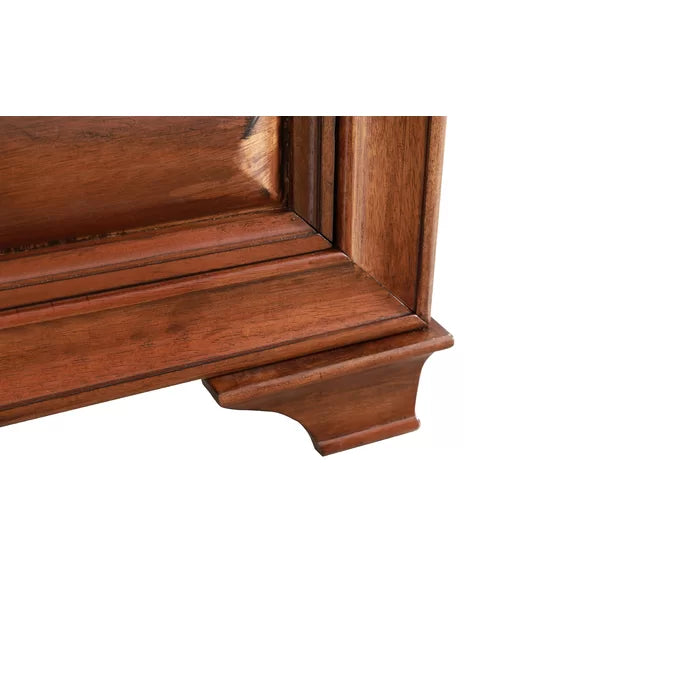 Solid Wood Edwardsville 29'' Tall 3 - Drawer Nightstand