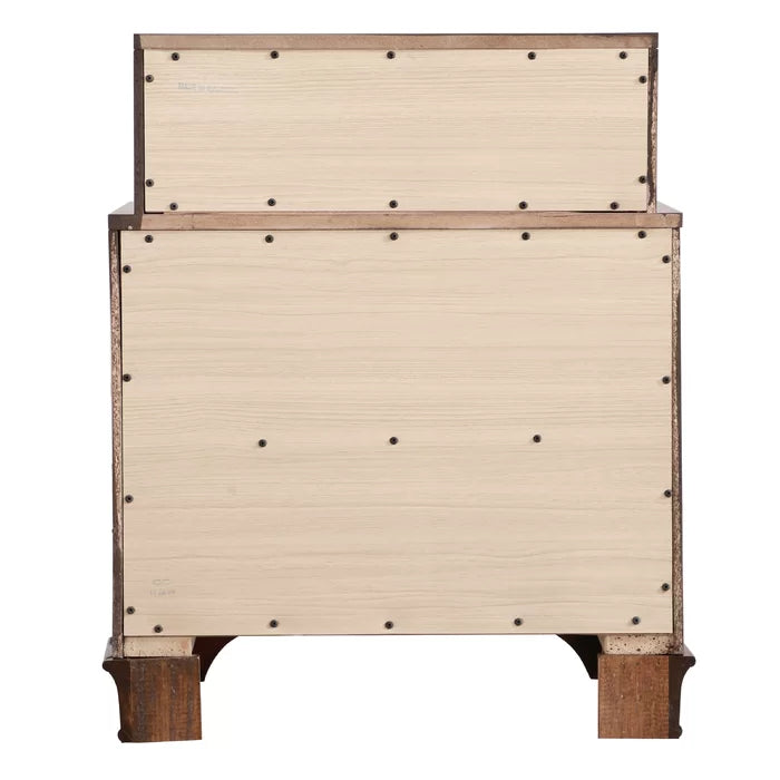 Solid Wood Edwardsville 29'' Tall 3 - Drawer Nightstand