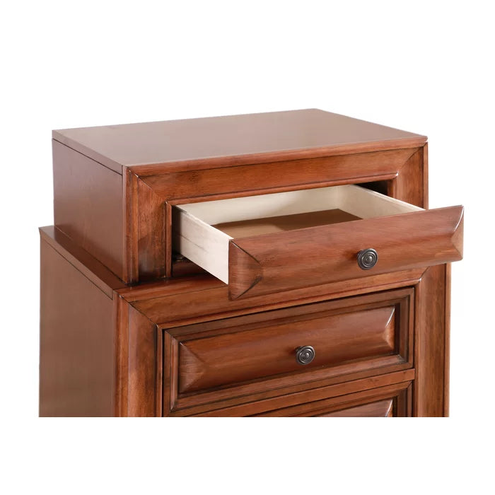 Solid Wood Edwardsville 29'' Tall 3 - Drawer Nightstand