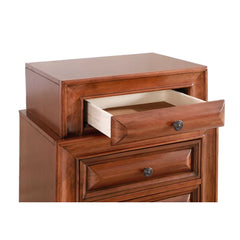 Solid Wood Edwardsville 29'' Tall 3 - Drawer Nightstand