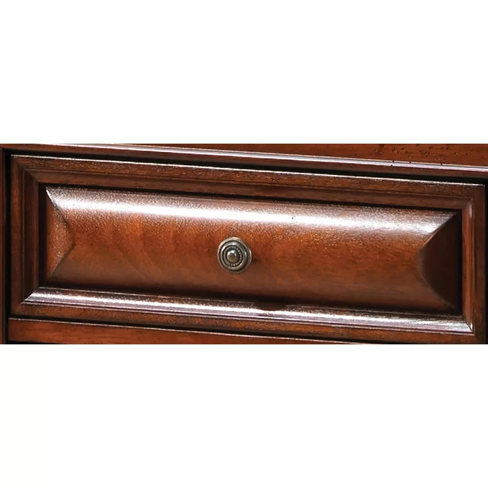 Solid Wood Edwardsville 29'' Tall 3 - Drawer Nightstand