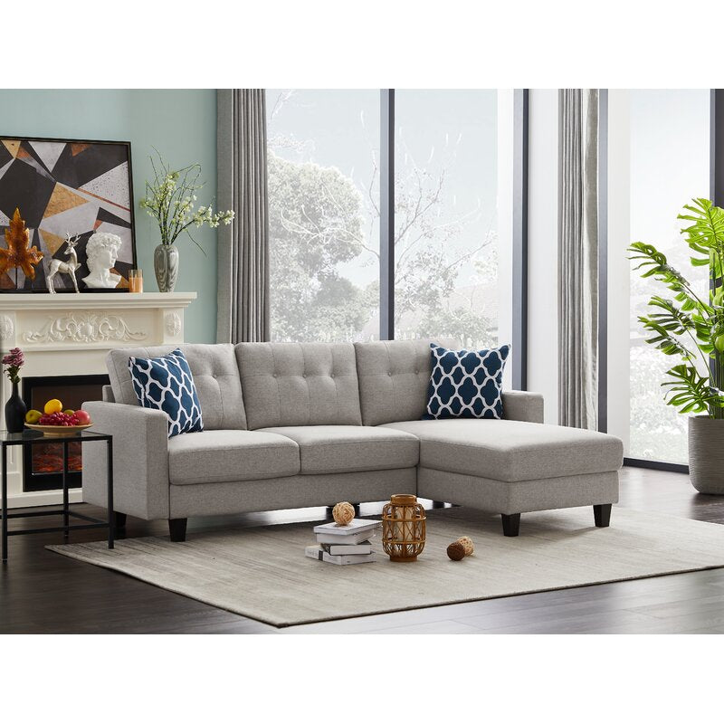 Eelyn 84 Wide Reversible Sofa Chaise