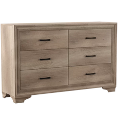 Eisley 6 Drawer 58'' W Double Dresser Offer Plenty of Storage Perfect Organize