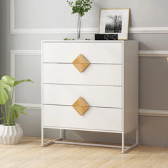 El-Yri 4 Drawer 31.49'' W Chest Outstanding Wooden Handle Stable and Durable