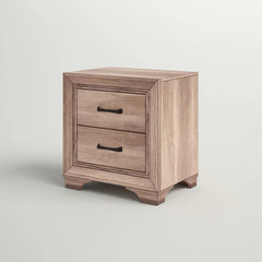 Eleora 23'' Tall 2 - Drawer Nightstand in Sandstone Coastal Farmhouse Style