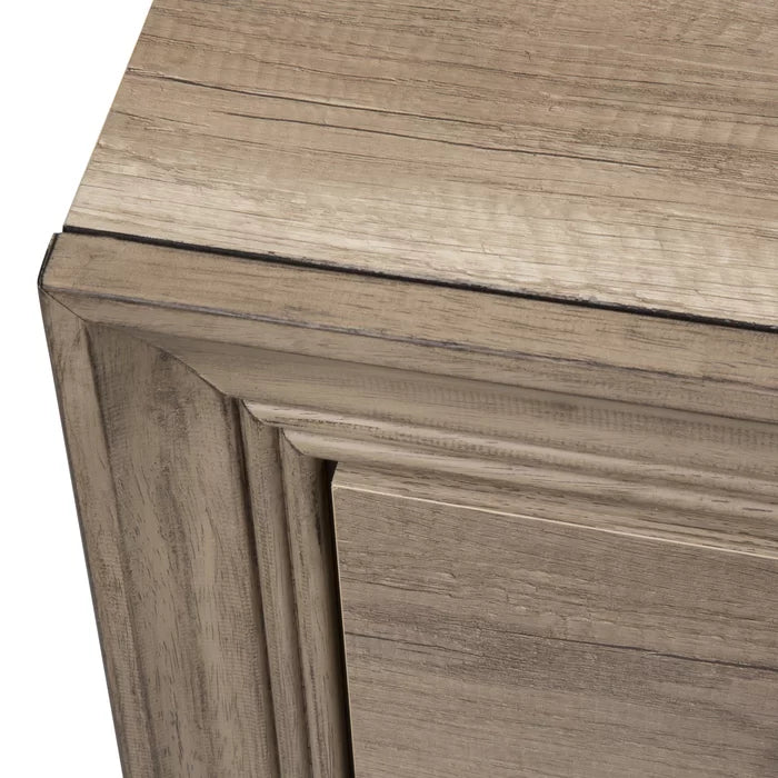 Eleora 23'' Tall 2 - Drawer Nightstand in Sandstone Coastal Farmhouse Style