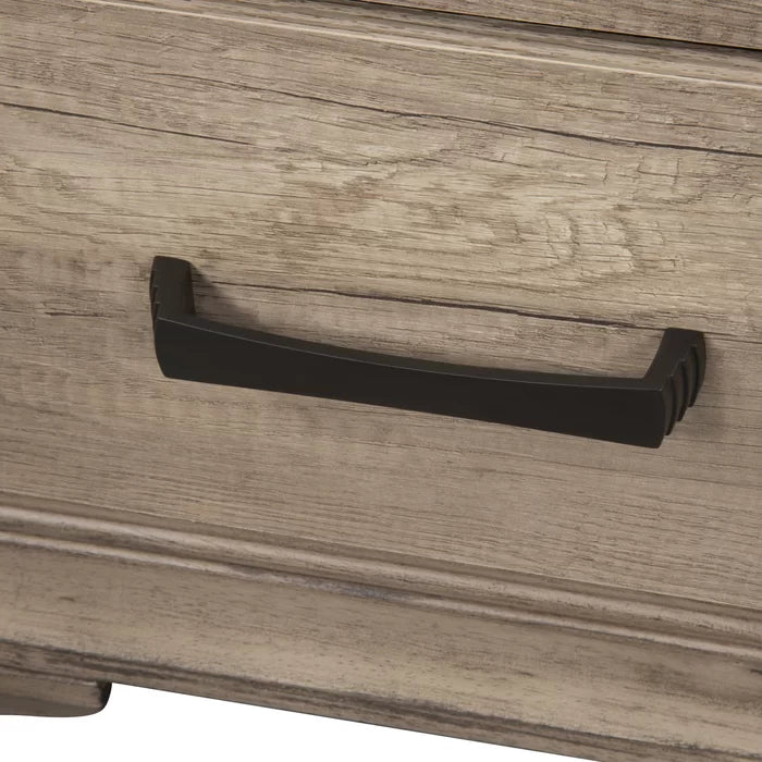 Eleora 23'' Tall 2 - Drawer Nightstand in Sandstone Coastal Farmhouse Style