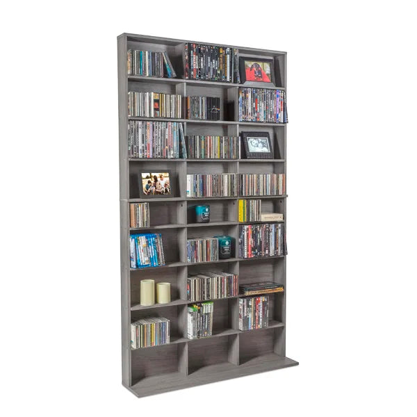 Textured Graphite Elite Multimedia Media Shelves Perfect for Organize