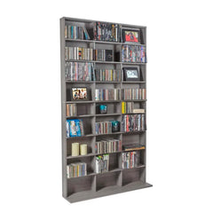 Textured Graphite Elite Multimedia Media Shelves Perfect for Organize