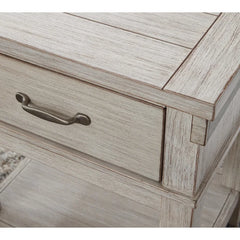 Beige Ellen 24'' Tall 1 - Drawer Nightstand Bring Classic Style to your Bedroom Perfect for Bedside
