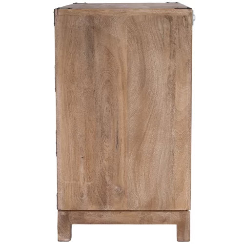 Light Brown Ellinger 28'' Tall 3 Drawer Accent Chest Indoor Design