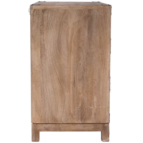 Light Brown Ellinger 28'' Tall 3 Drawer Accent Chest Indoor Design