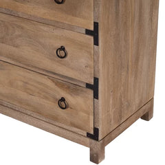 Light Brown Ellinger 28'' Tall 3 Drawer Accent Chest Indoor Design