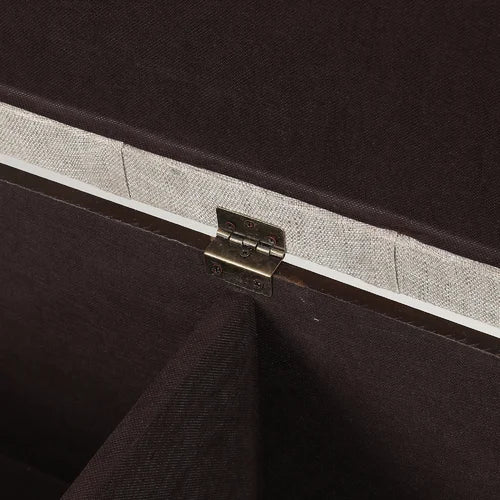 Flip Top Storage Bench Solid Material Solid Wood