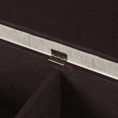 Flip Top Storage Bench Solid Material Solid Wood