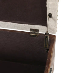 Flip Top Storage Bench Solid Material Solid Wood