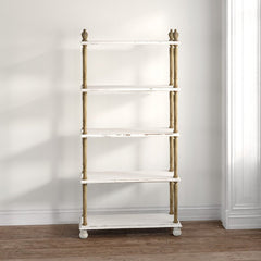 75'' H x 37'' W Wood Etagere Bookcase Perfect for your Decorating and Organizing