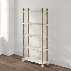 75'' H x 37'' W Wood Etagere Bookcase Wood Shelf is Perfect for your Decorating and Organizing Needs in Any Room