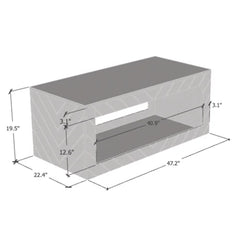 Black Elsfield Solid Coffee Table with Storage Modern Coffee Table Unique Contemporary Design
