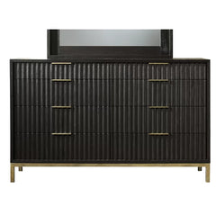 Elyza 8 Drawer 62'' W Sanded and Stained Drawer Interiors with English Dovetail Joinery