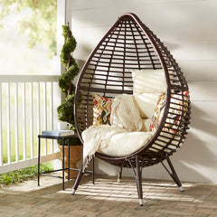 Teardrop Patio Chair with Cushions your Outdoor Seating Arrangement with this Teardrop-Shaped Patio Chair