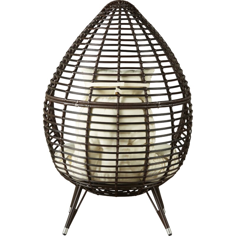 Teardrop Patio Chair with Cushions your Outdoor Seating Arrangement with this Teardrop-Shaped Patio Chair