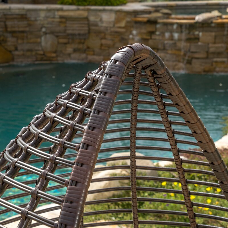 Teardrop Patio Chair with Cushions your Outdoor Seating Arrangement with this Teardrop-Shaped Patio Chair