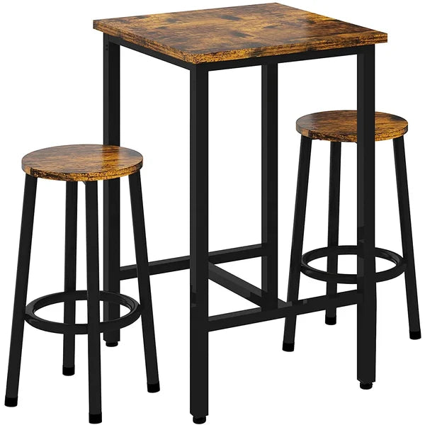 Emitte 2 - Person Counter Height Dining Set Sturdy & Stable Perfect for Dining Room
