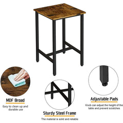 Emitte 2 - Person Counter Height Dining Set Sturdy & Stable Perfect for Dining Room