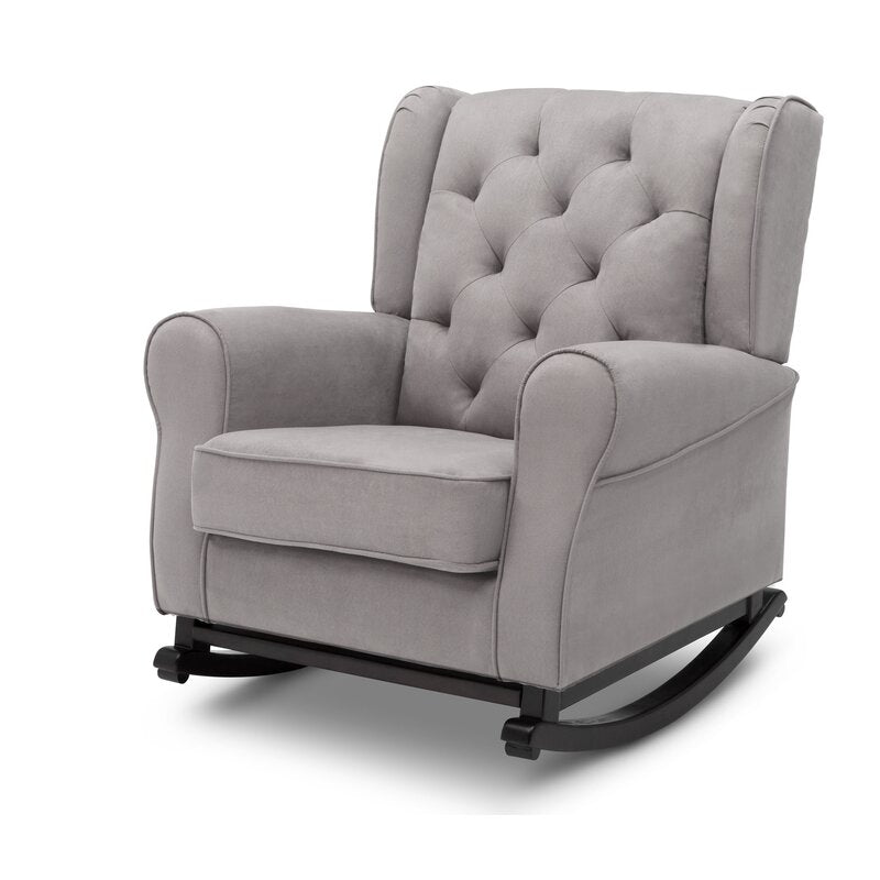 Dove Gray Emma Rocking Chair Tested for Quality and Safety
