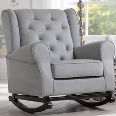 Dove Gray Emma Rocking Chair Tested for Quality and Safety