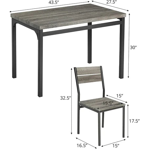Emmeline 4 Person Dining Set Perfect for Kitchen Dining Room Indoor Design