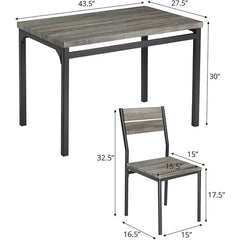 Emmeline 4 Person Dining Set Perfect for Kitchen Dining Room Indoor Design