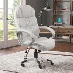 White Enosburg Executive Chair Ergonomic High Back Office Chair Design