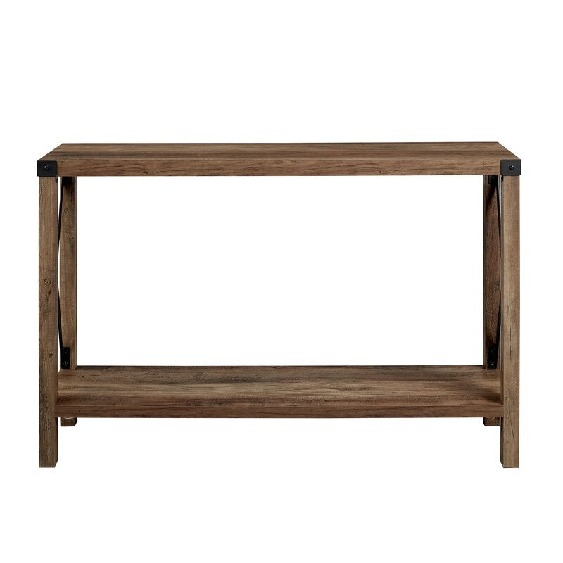 Enzo 46'' Console Table Clean Lined Rectangular Silhouette