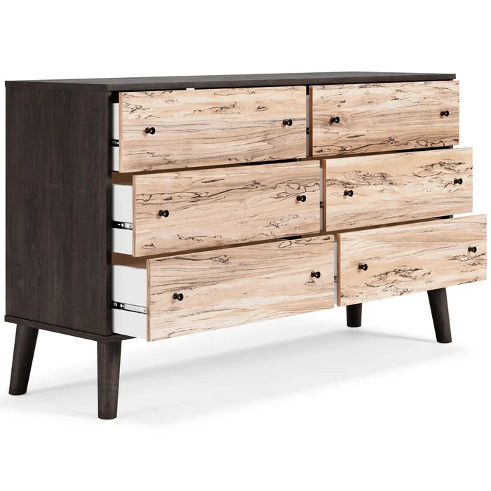 Enzo 6 Drawer 52.72'' W Double Dresser Simple-Yet-Contemporary Style