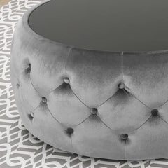 Smoke Eraman Solid Coffee Table Glam Ottoman Coffee Table is the Perfect Way to Add Something New A Unique to your Living Room