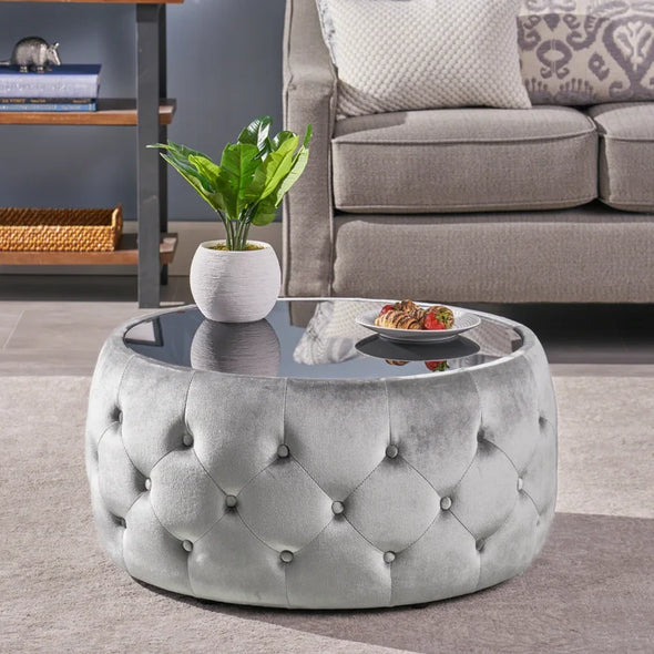 Smoke Eraman Solid Coffee Table Glam Ottoman Coffee Table is the Perfect Way to Add Something New A Unique to your Living Room