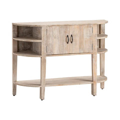 Distressed Finish Erra 46.5'' Solid Wood Console Table Perfect Displaying Home Decor