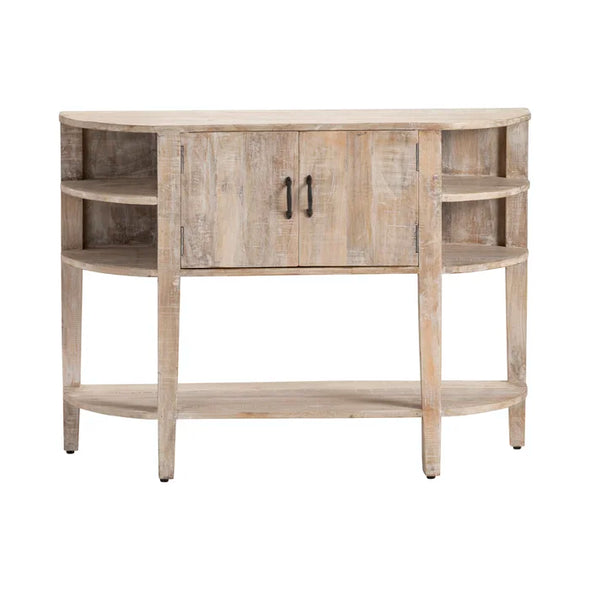 Distressed Finish Erra 46.5'' Solid Wood Console Table Perfect Displaying Home Decor