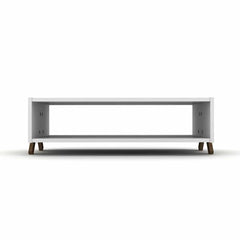 Etelvina Cross Legs Coffee Table with Storage Contemporary Style