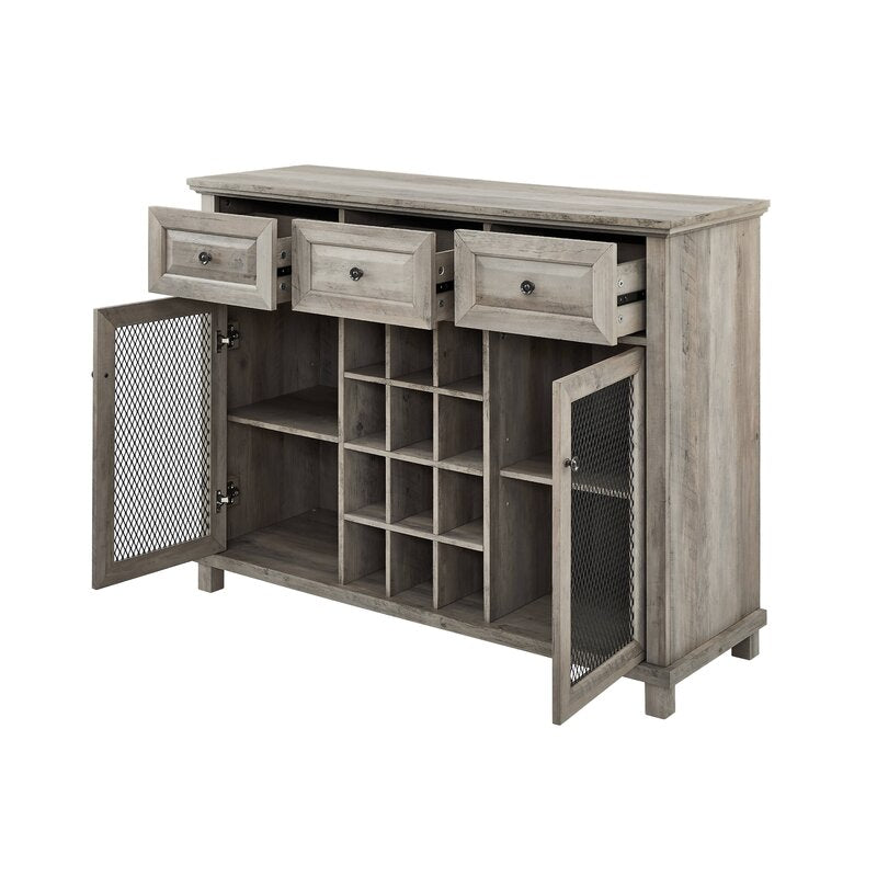 Eugene 47.64'' Wide 3 Drawer Server Gray Wash Furniture