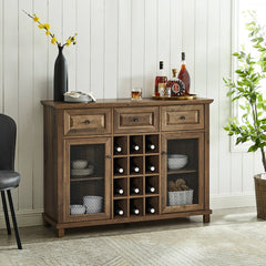 Reclaimed Barnwood Eugene 47.64'' Wide 3 Drawer Server