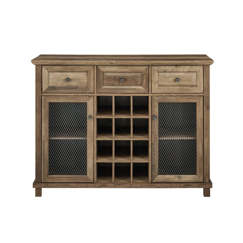 Reclaimed Barnwood Eugene 47.64'' Wide 3 Drawer Server