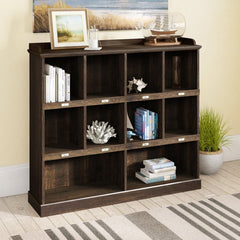 Iron Oak 47.5'' H x 53.13'' W Standard Bookcase Cubbyhole Storage for books, Binders, Framed Photos, Collectibles